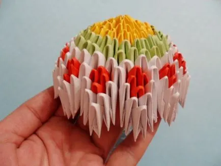 Origami tojás (lépésről lépésre)