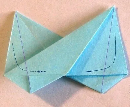 Origami csillag és a csillagok papírból kezeddel, kézművesség, műhelyek, videó