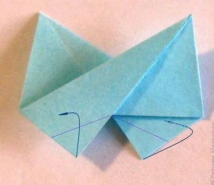 Origami csillag és a csillagok papírból kezeddel, kézművesség, műhelyek, videó