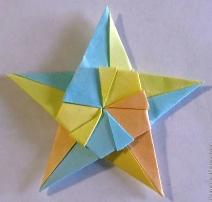 Origami Star și stele din hârtie cu mâinile dumneavoastră, artizanat, ateliere de lucru, video