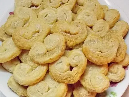 Бисквити ушите бутер тесто рецепта със снимка