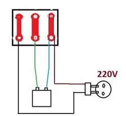 A reaktiválás villamos - motor 380-220