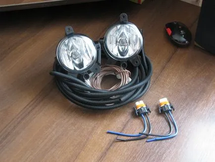 Conectați lampa de ceață pe gazela • electrician însuși