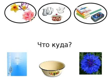 Prezentarea la lecția de matematică din clasa 1 de pe „caracteristici ale obiectelor - școală primară,