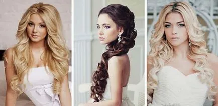 Frizurák patch hajtincseket hajcsat tiara lépésről lépésre fotók