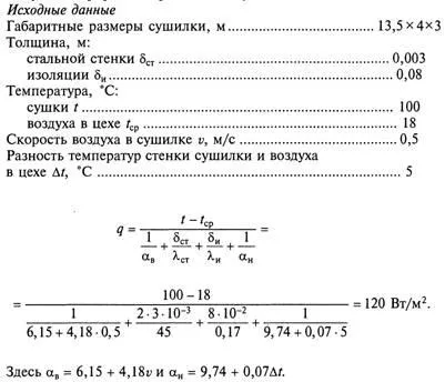 Изчисление на загуба на топлина в околната среда