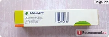 agenți antivirali Nizhpharm unguent oxoline nazal - „penny înseamnă în lupta pentru