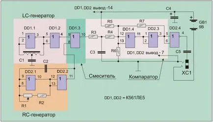 Обикновено метал (1 транзистор) със собствените си ръце