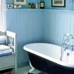Javítása fürdőszoba pvc panelek díszítik a falakat, mint a műanyag