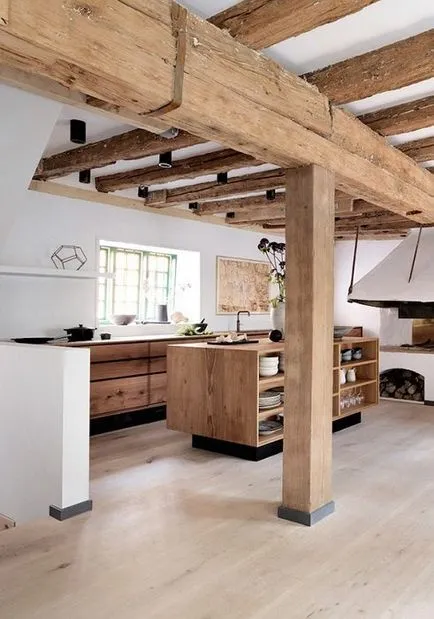 opțiuni cele mai interesante pentru proiectarea de bucătării din lemn