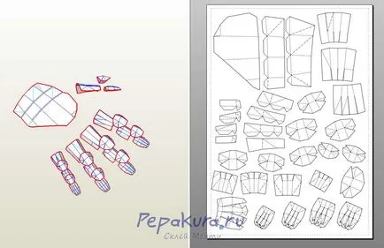 Asigurați-costum cyrax propriile mâini, pepakura