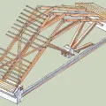 Плъзгащи греди подкрепа, за закрепване технология, skolzyachki