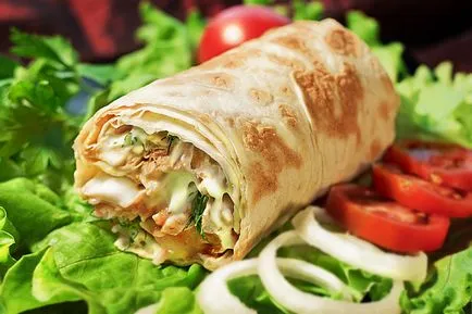 Cât de multe calorii intr-un pui shawarma (cu sau fara maioneza)