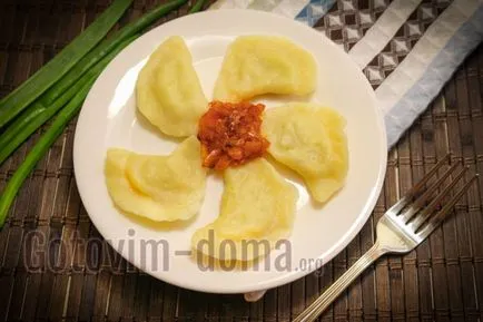 Házi galuska burgonya, lépésről lépésre recept fotók