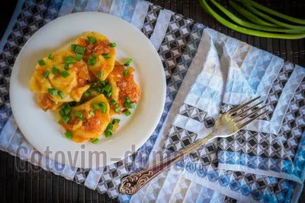 Házi galuska burgonya, lépésről lépésre recept fotók