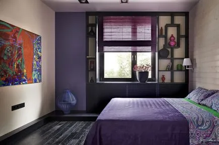 Design Dormitor în tonuri de violet