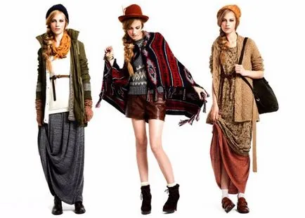 Комбинацията от стилове в дрехите - и еклектичен избор на цветове