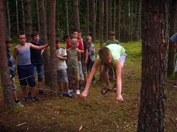 Sport és turisztikai akadálypályán