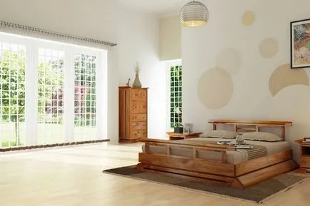 Dormitor în stil japonez fotografie, casa de vis