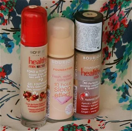 Compara fundații tonală marca Bourjois! - Compararea produselor cosmetice