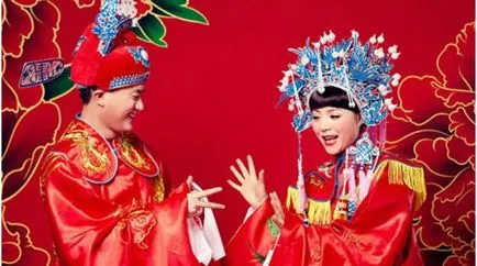 Esküvő a kínai stílusban - tervezés, forgatókönyv, fotó és videó eljárás
