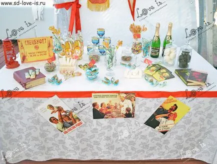 Az esküvő a stílus a Szovjetunió a nosztalgikus gőz!