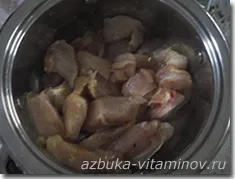 Sült burgonya csirke (bográcsban)