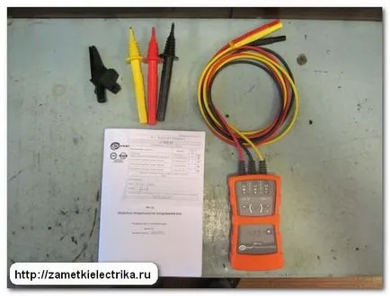 Faza de rotație pointer TKF-12, note electrician