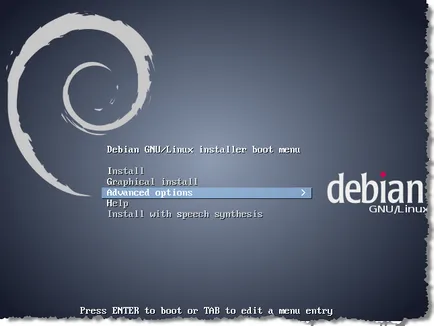 A kiszolgáló debian