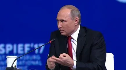 Conduce economia - primele 10 citate Vladimir Putin la SPIEF 2017