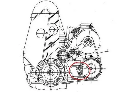 Înlocuirea curelei Lada Granta de pretensionare alternator și aer condiționat modul de a elimina, trage și schimbare