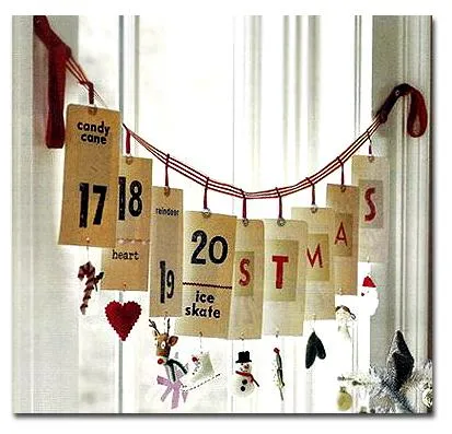 Advent calendar, darurile cu propriile sale mâini