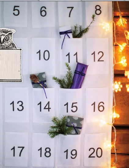 Advent calendar, darurile cu propriile sale mâini