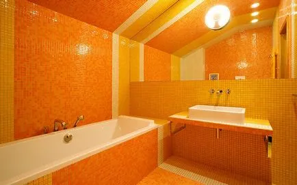 Példák 8 fürdőszoba narancssárga
