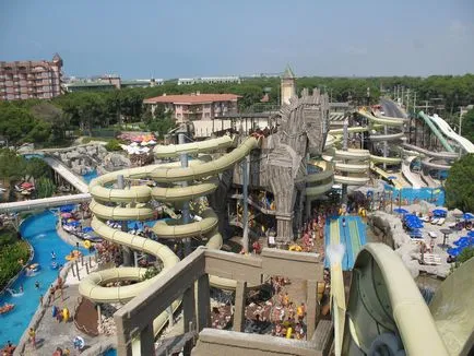 Aquapark - Troy - BELEK - cel mai bun parc acvatic din regiune - un tur în Turcia