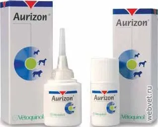 Aurizon - Aurizon - utasítások, leírások, adagolási - fülcseppek - állatgyógyászatban
