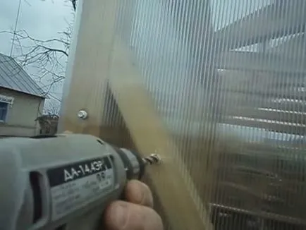 инструкции Балкон поликарбонатни за това как да се направи и в ножницата хвърли