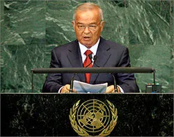 Eurasianet üzenet miokardiális Islam Karimov összpontosít megoldatlan