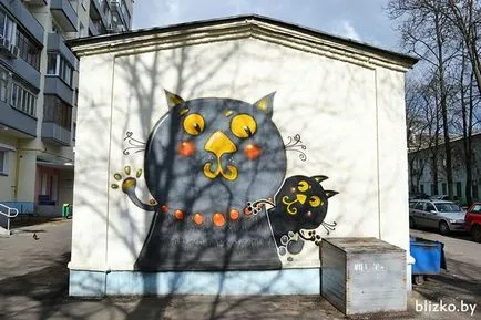 Mai multe sigilii! proiect de artă Street „Pisici martie“ sa alăturat 4 noi graffiti