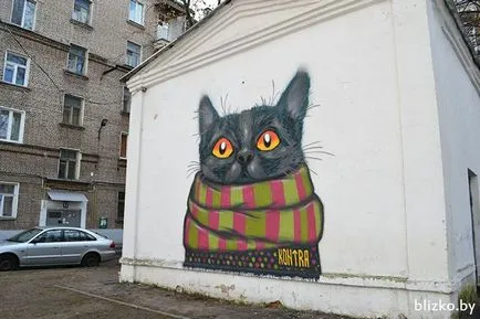 Mai multe sigilii! proiect de artă Street „Pisici martie“ sa alăturat 4 noi graffiti