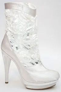 White Wedding Boots