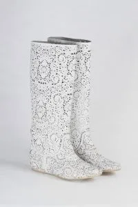 White Wedding Boots