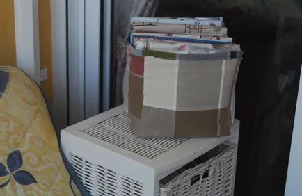 DIY textil tároló dobozok - saját kezűleg