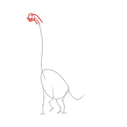 Aflați cum să atragă dinozauri Brachiosaurus