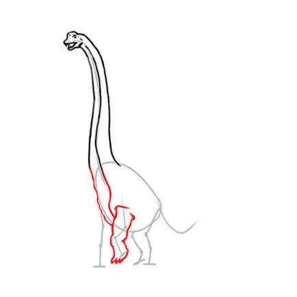 Aflați cum să atragă dinozauri Brachiosaurus