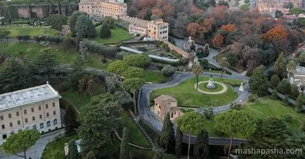 Excursie la Vatican Gardens bilete, cum se obține, fotografii, ghiduri mashapasha