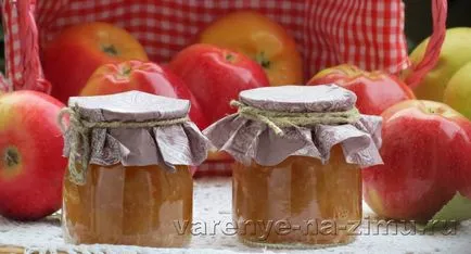 Сладко от ябълки - рецепта със стъпка по стъпка снимки