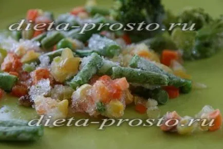 Trout coaptă în cuptor cu legume - reteta cu fotografii
