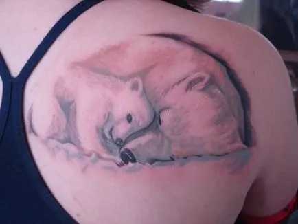 Fotografii și semnificația ursului tatuaj