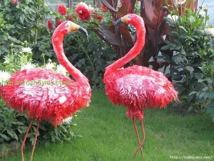 Flamingo за вашата градина със собствените си ръце